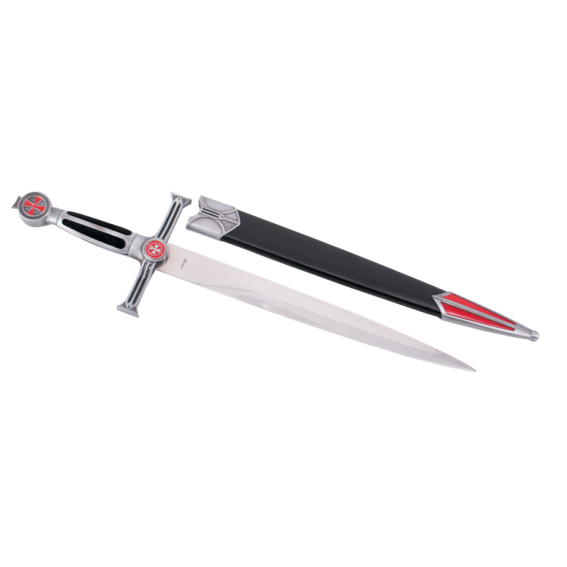 Dagger S0235SB Exclusive Templar cross design in red