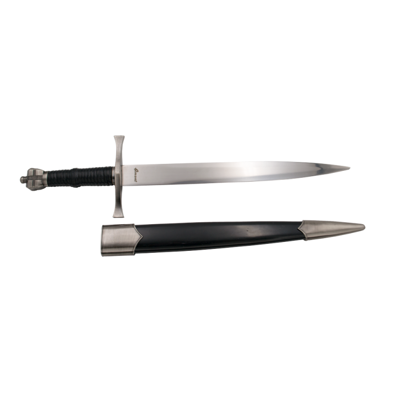 Dagger S0511 Templar the pommel and the guard are nickel colored