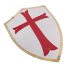 Escudo S4002 escudo metálico modelo templario con