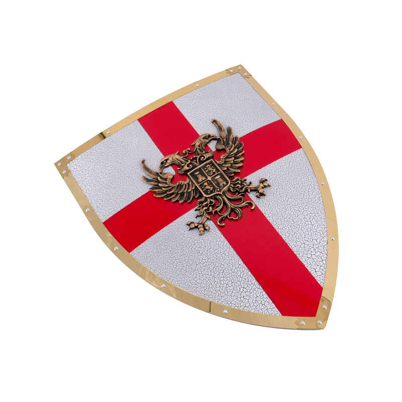Shield S4003 metal shield Templar model double-headed eagle of Toledo