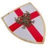 Escudo S4003 escudo metálico modelo templario águi
