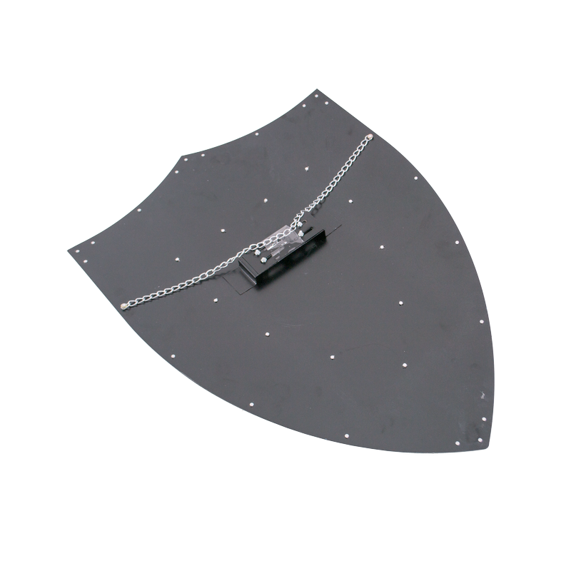 Escudo S4004 escudo metálico fondo en negro y escu