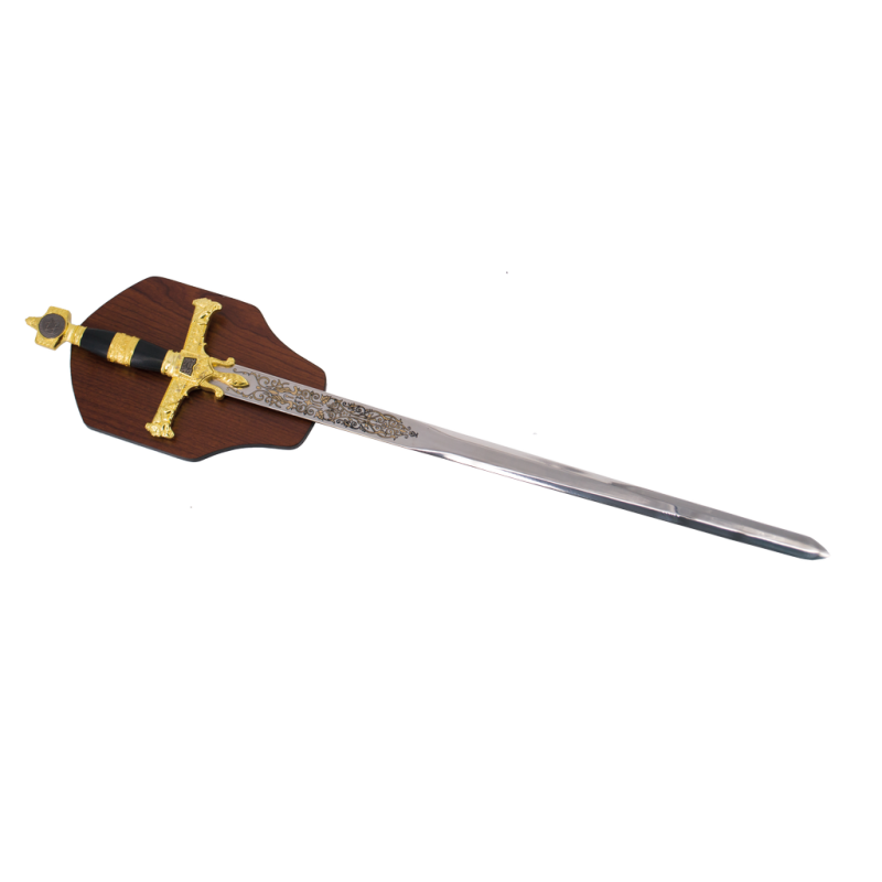 Sword 14024A King Salomon cadet model with engraved finishes