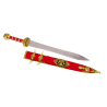 Espada S0242RD Modelo de espada romana Spatha de c