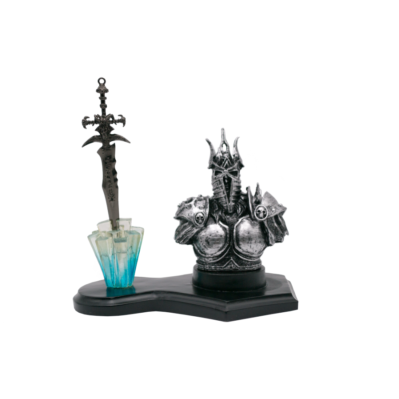 Figura S6021-3 Modelo de figura del Rey Lich y espada de Warcraft. réplica No oficial