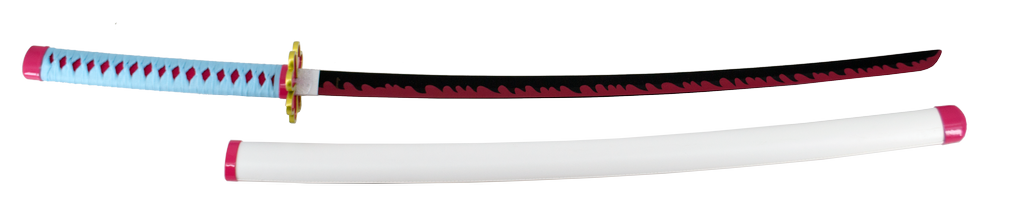 Demon Slayer Katana S0252 empunhado por Kanroji Mitsuri réplica não oficial