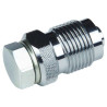 Adaptador DIN macho  tapón chequeo presión 300 bar