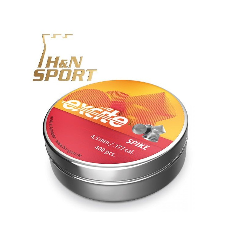 H&N Excite Spike pellet 1,02g barattolo da 200 pz. 5,5 millimetri