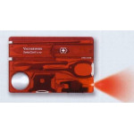 NAVAJA MULTIUSOS VICTORINOX SWISS CARD LITE ROJA