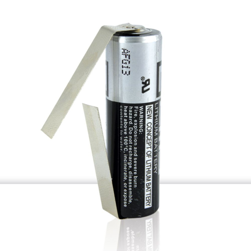 3.6V bateria de lítio -er14505- com guias