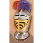 YELMO MEDIEVAL GRABADO