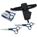 3 CLAVELES SET OF SCISSORS WITH BELT