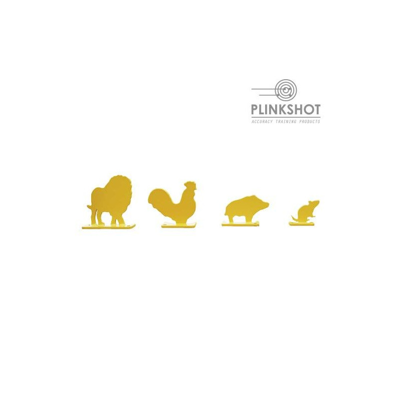 Target silhouette 4 animals Plinkshot