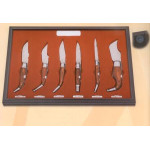 EXPOSITOR DE CRISTAL CON 6 NAVAJAS MARTINEZ ALBAIN