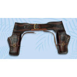 BULLETS BELT WITH DOUBLE HOLSTER