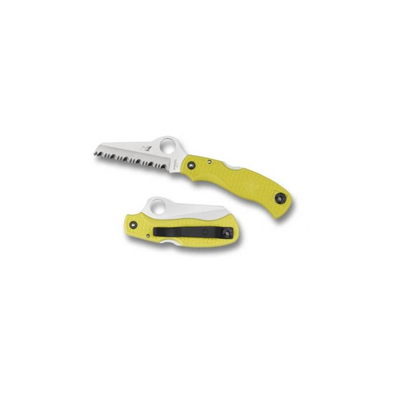 COUTEAU DE POCHE SPYDERCO SAVER SALT C118SYL