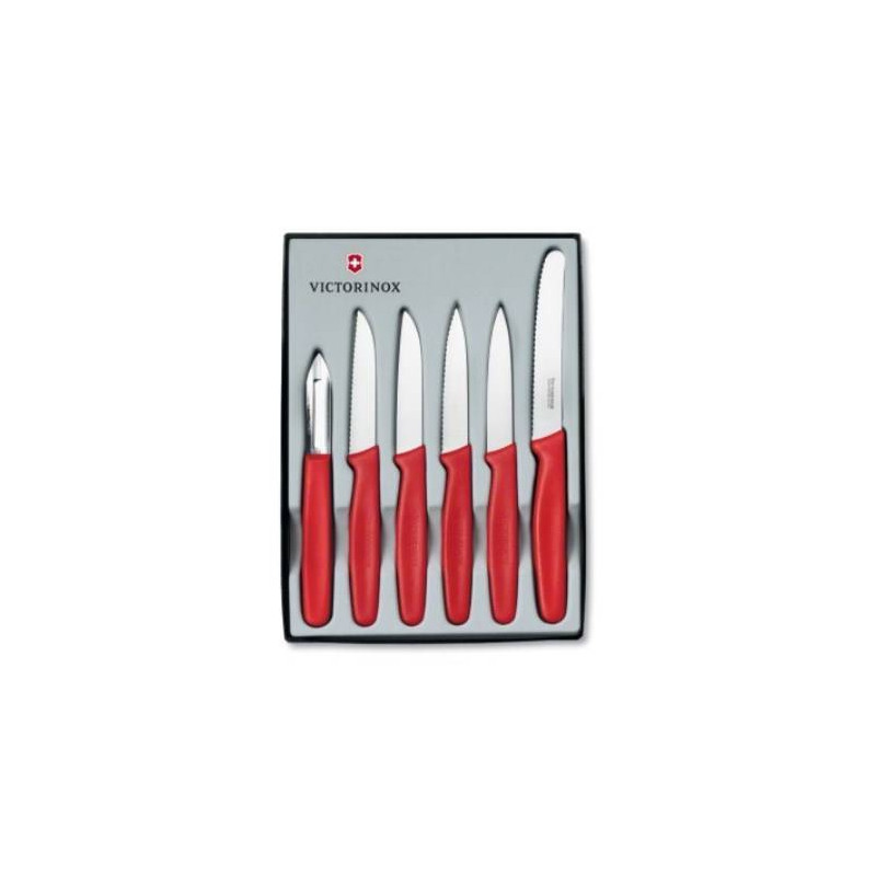 SET 6 PEZZI RED VICTORINOX 1111.6
