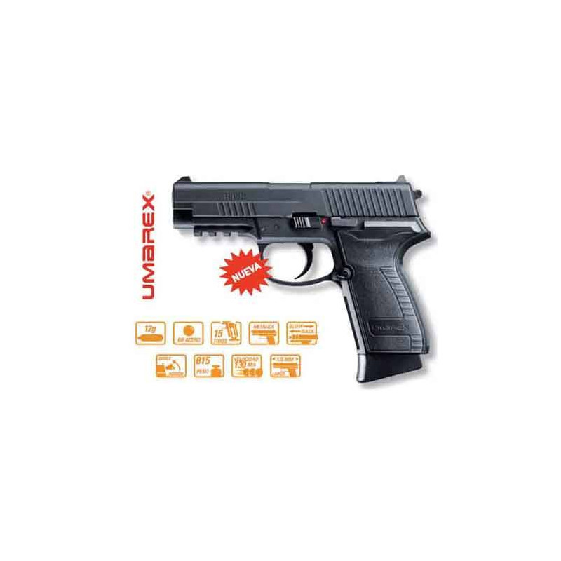 CO2 UMAREX HPP PISTOLA DE ALTA POTÊNCIA 4.5MM