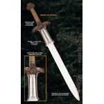 ESPADA CONAN ATLANTEAN PLATA