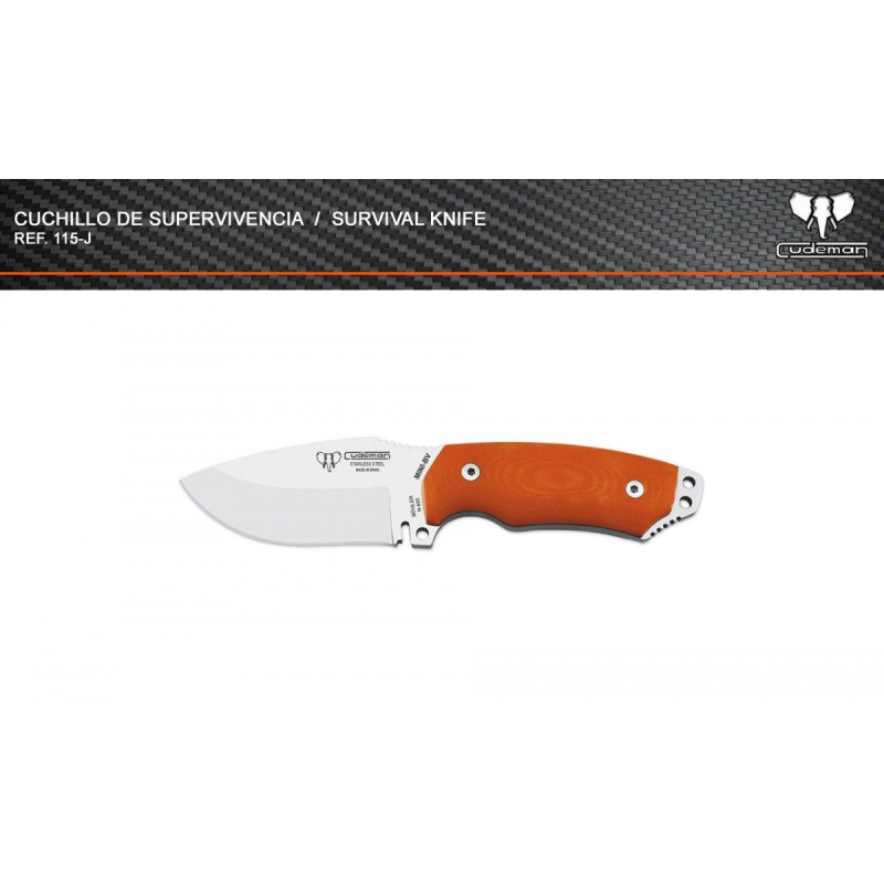 Cuchillo táctico de supervivencia 115-J Mini Boina Verde Böhler Cudeman