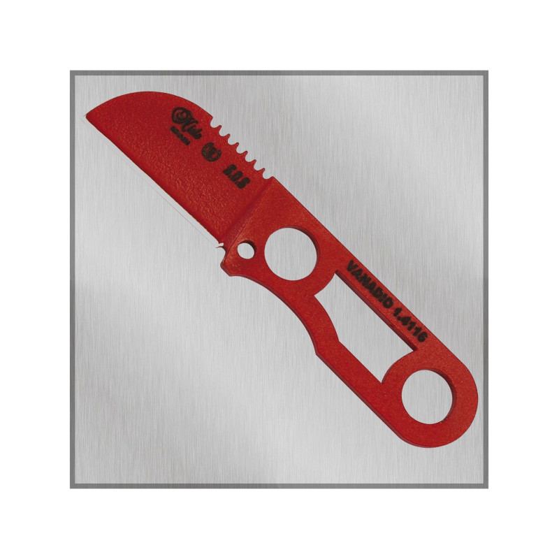 Nieto Knife SOS Red R-12R + Leather Case