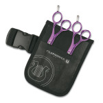 KIT TIJERAS PELUQ ALUMINIUM MORADA 5,5 FIL