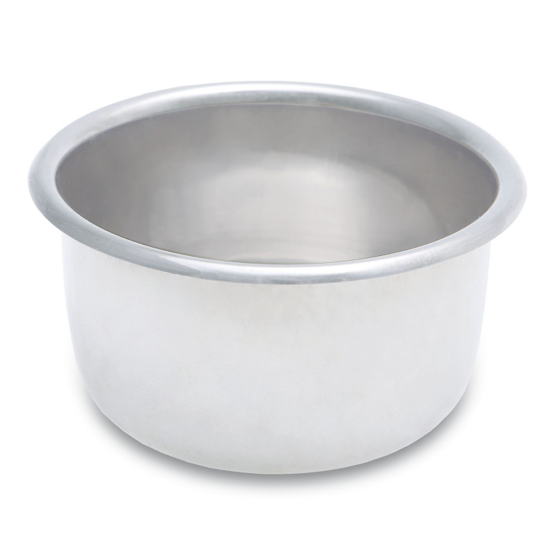 BACIA DE BARBEAR EM AÇO INOX 9,5 cm 3C