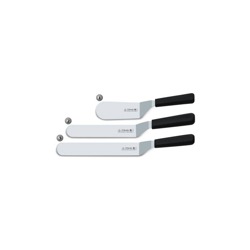 3- SPATULE INCURVÉE EN 3 CLAVELES INOXYDABLE 3