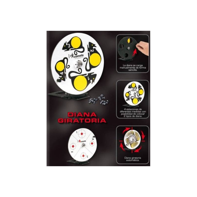 DIANA COMETA GIRATÓRIO PARA CARABINAS E PISTOLAS