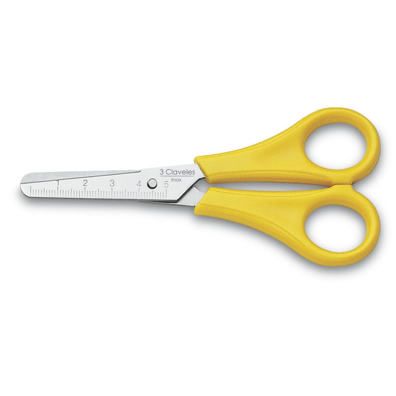SCHOOL WITH RULE SCISSORS 5 BLISTER 3CC