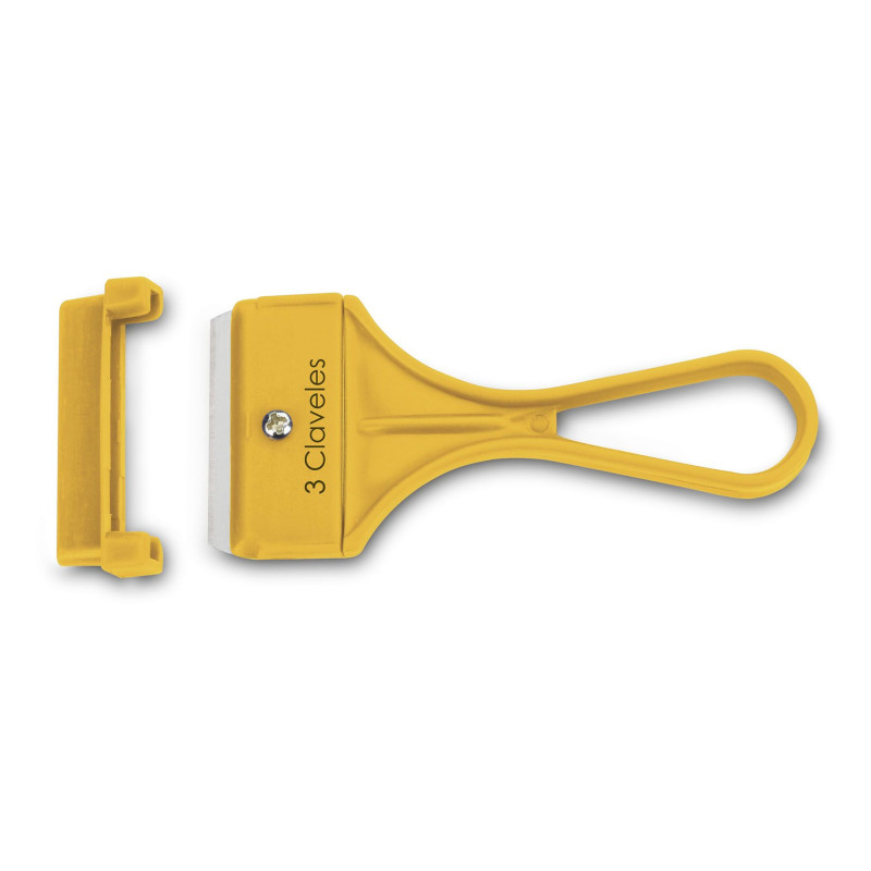 RASPADOR DE VIDRO 10 CM LÂMINA 40 MM. 3C