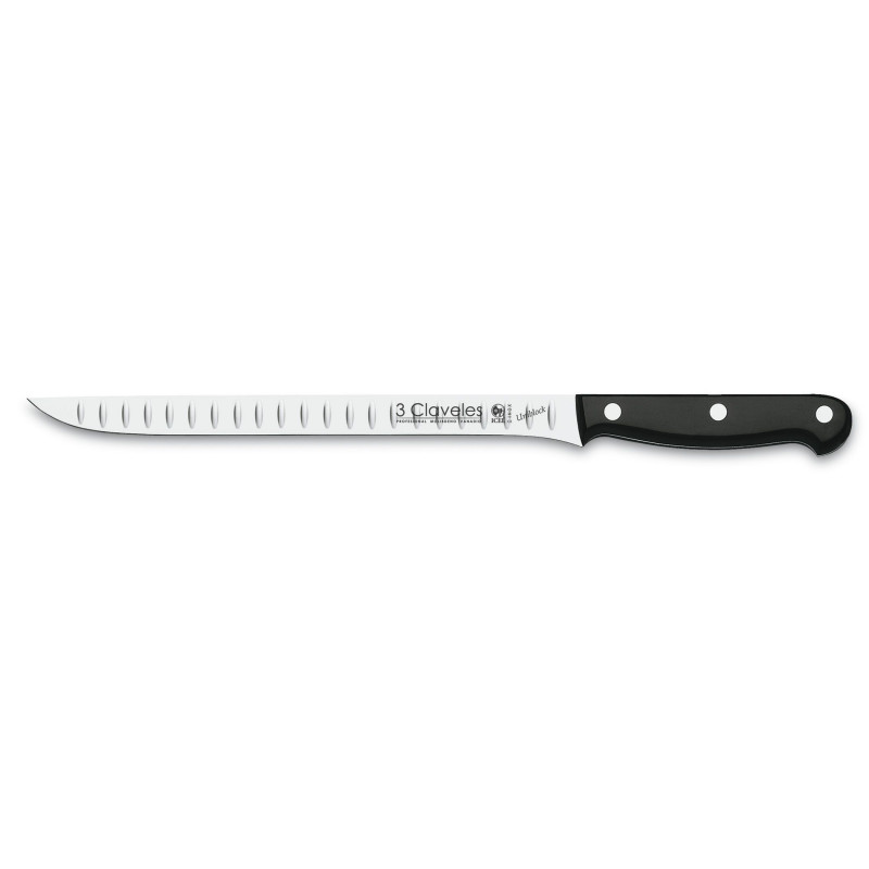 HOLLOW EDGE SLICING KNIFE UNIBLOCK 24 cm - 9,5 D 3C