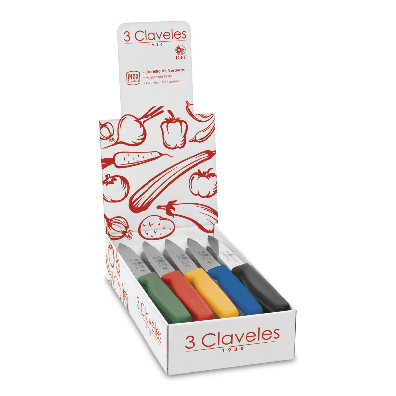 CUCHILLO VERDURAS EXP 20 UD. 3C