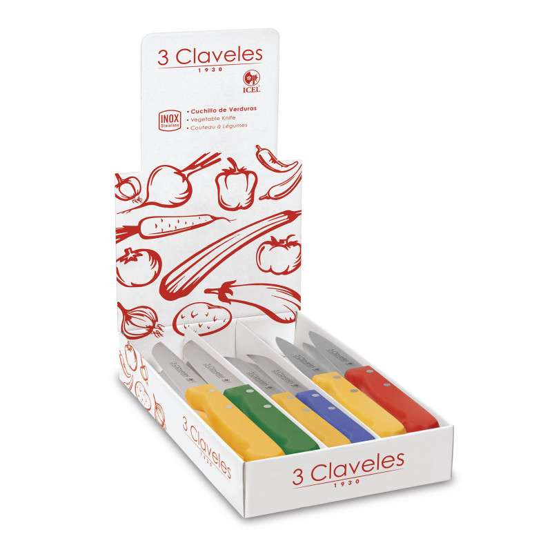 COUTEAU À LÉGUMES EXP 24 PC. 3C