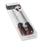 SLICING KNIFE & SHARPENING STEEL SET + GIFT HAM COVER B 3C