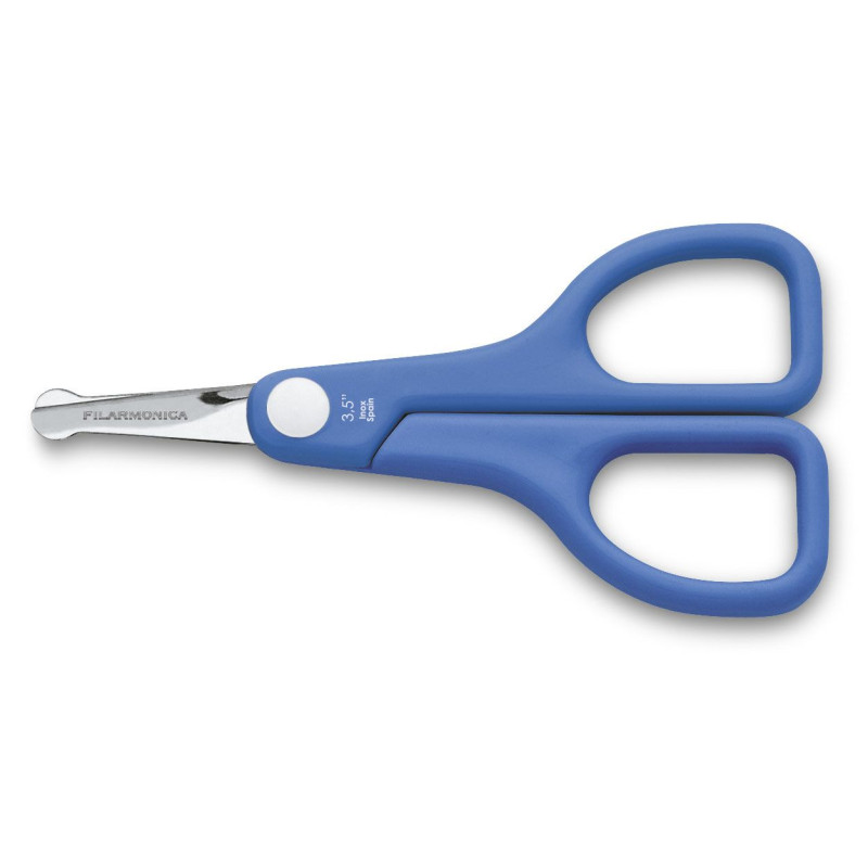 FORBICI PER BAMBINI IN ACCIAIO INOX A.B.S. BLUE 3.5 D FIL