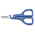 TIJERA BEBE INOX ABS AZUL 35 D FIL