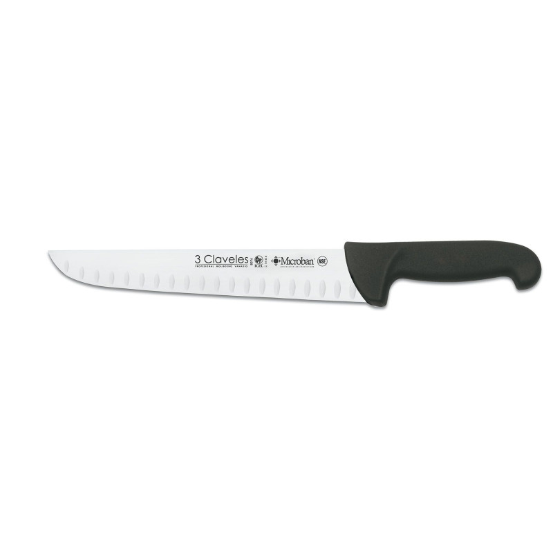 CUCHILLO CARNICERO ALVEOLADO PROFLEX NEGRO 26 cm - 10,5 FH 3C