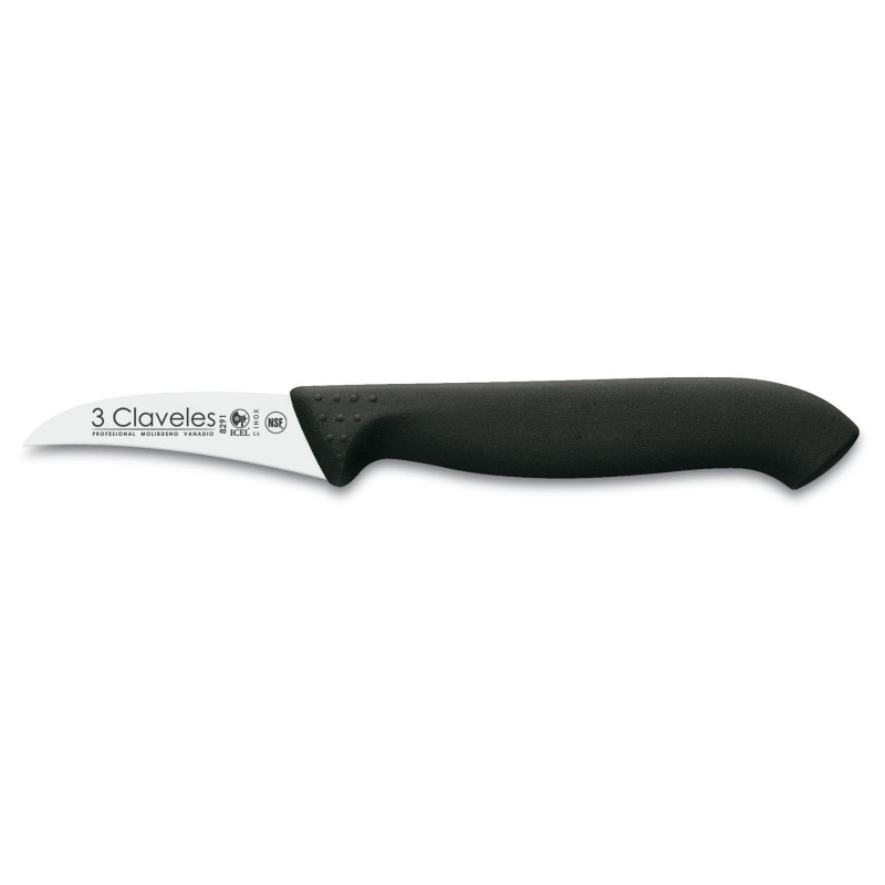 BLACK PEELING KNIFE PROFLEX 6 cm - 2,5 D 3C