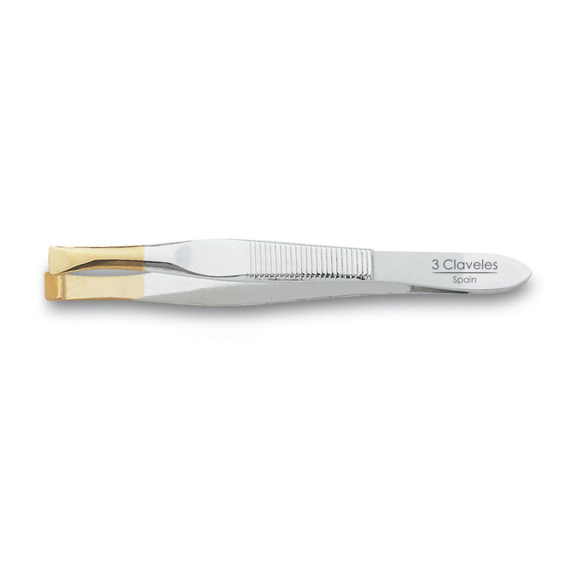 PINZA ANCHA P.ORO 8 cm. D 3C