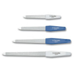 CHROME-PLATED SAPPHIRE FILE 10 cm D 3C