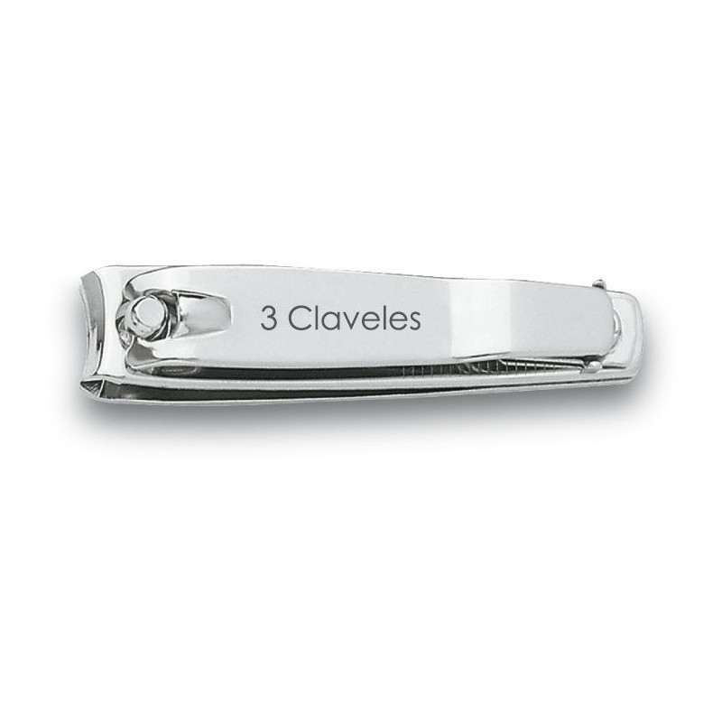 CHROME PLATED NAIL CLIPPER WITH FILE 6 cm D 3C