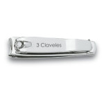 CHROME PLATED NAIL CLIPPER WITH FILE 6 cm D 3C