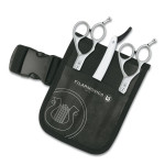 ESTUCHE 2 TIJERAS ALUMINIUM 5,5 Y NAVAJA LEFT FIL