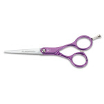 TIJERA PELUQUERÍA ALUMINIUM MORADA 5,5 FIL
