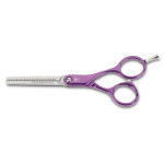 TIJERA PELUQ DURALUMINIO MORADA ES 5,5 FIL