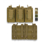 Triple magazine pouch BARBARIC green