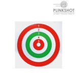 Package 100 targets red-blue Plinkshot 14x14cm