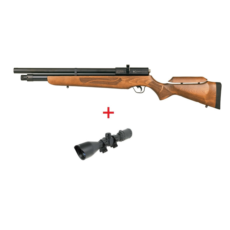 PACK COMETA CARABINE ORION SH LONG PCP 6.35MM + LUNETTE DE VISÉE RÉGULÉE