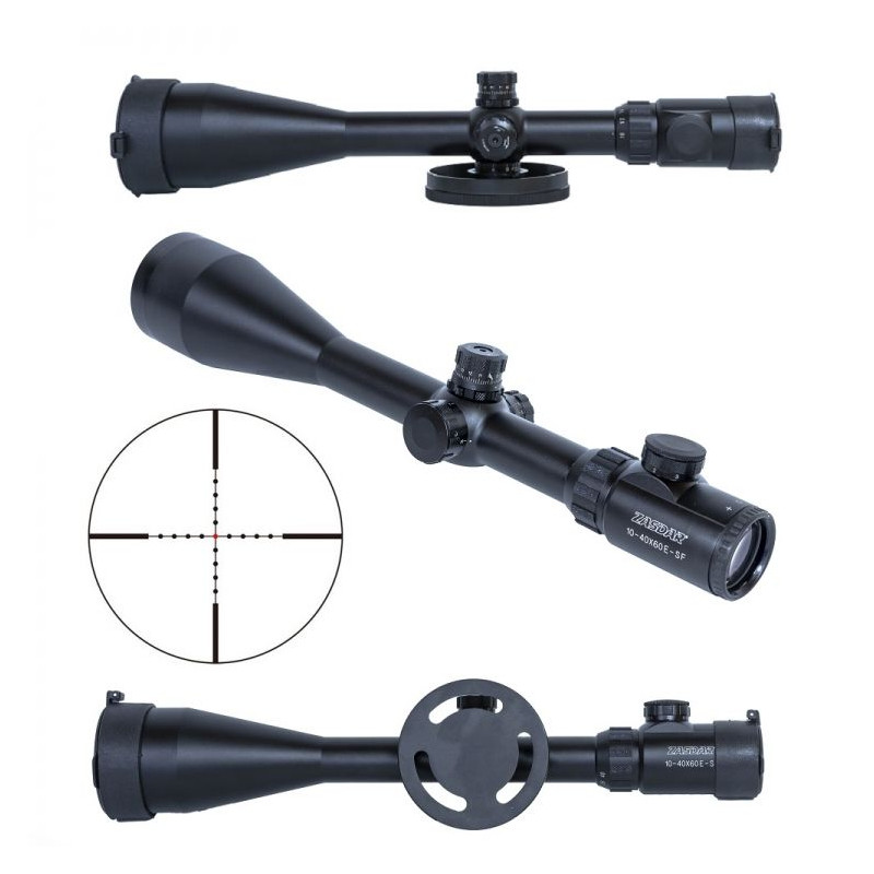 Zasdar 10-40x60 mm scope RetMildot illuminated